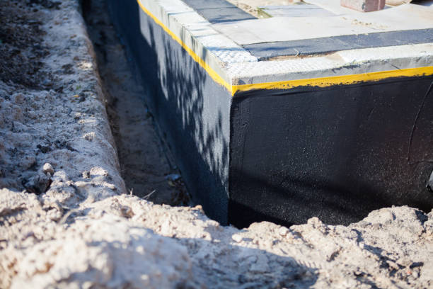 Residential Waterproofing installation at a Belding, MI home by SJ Waterproofing Pros